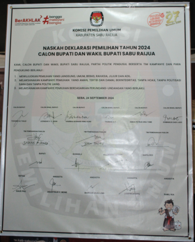 Naskah Deklarasi Kampanye Damai