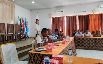 Rakor Persiapan Pengundian No Urut Pasangan Calon