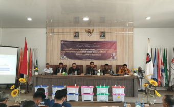 Rapat Pleno Terbuka Rekapitulasi Perolahan Suara Pemilihan  Gubernur dan Wakil Gubernur, Bupati dan Wakil Bupati Tingkat Kabupaten Sabu Raijua
